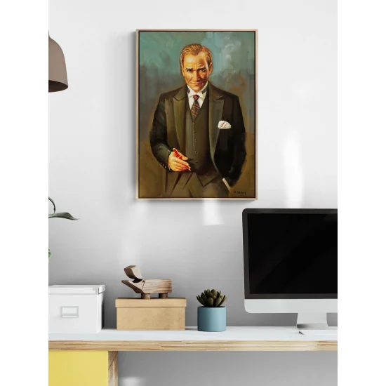 Ufka Bakan Lider Yağlı Boya Tablosu