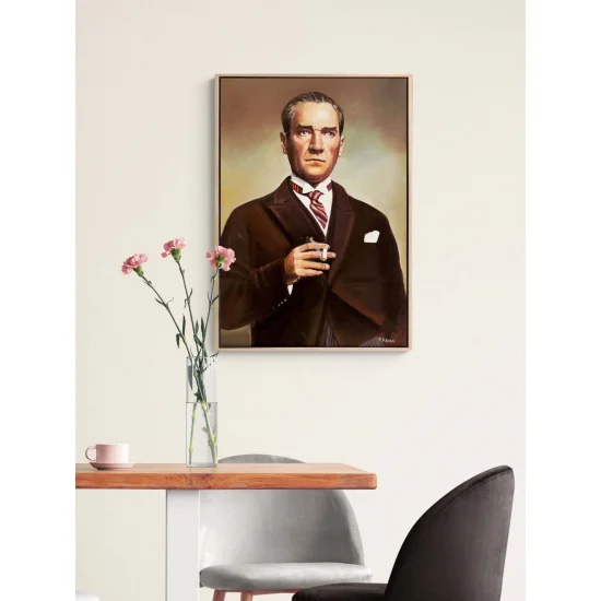 Mavi Gözlerin Ardında Yağlı Boya Tablosu