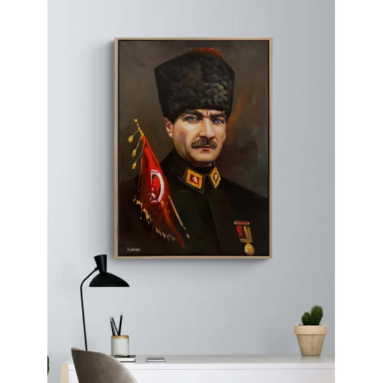 Gazi Atatürk Yağlı Boya Tablosu