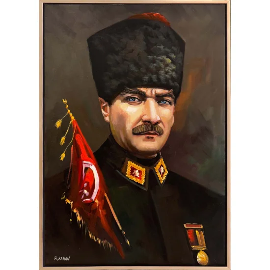 Gazi Atatürk Yağlı Boya Tablosu