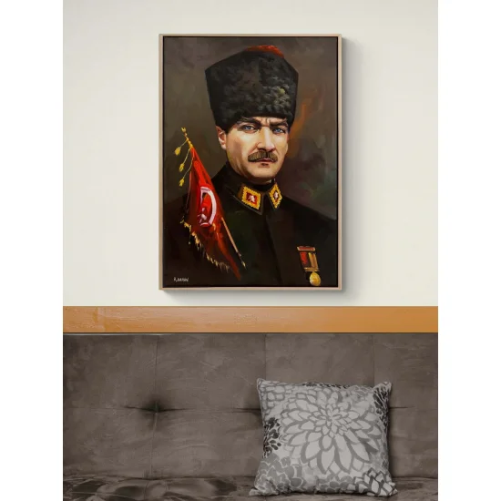 Gazi Atatürk Yağlı Boya Tablosu