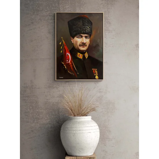 Gazi Atatürk Yağlı Boya Tablosu
