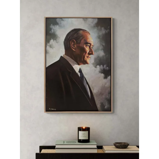 Tarihin İçinden Atatürk Yağlı Boya Tablosu