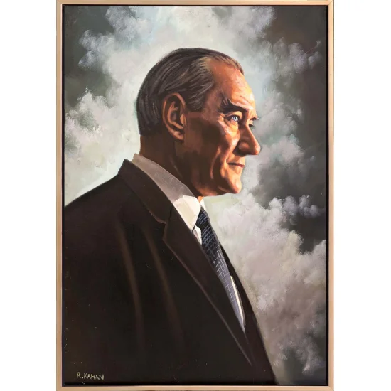 Tarihin İçinden Atatürk Yağlı Boya Tablosu