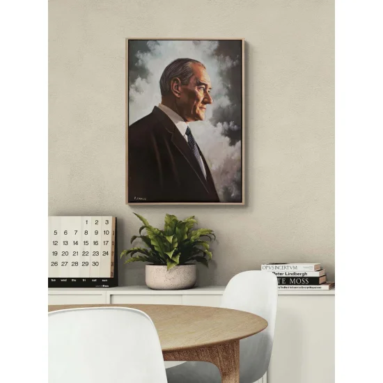 Tarihin İçinden Atatürk Yağlı Boya Tablosu