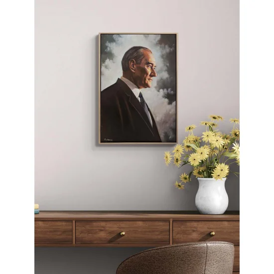 Tarihin İçinden Atatürk Yağlı Boya Tablosu