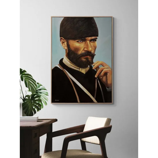 Mustafa Kemalin İzinde Yağlı Boya Tablosu