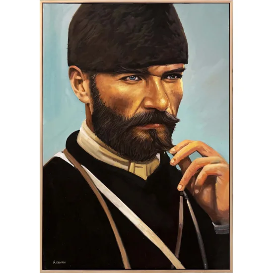Mustafa Kemalin İzinde Yağlı Boya Tablosu