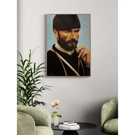 Mustafa Kemalin İzinde Yağlı Boya Tablosu