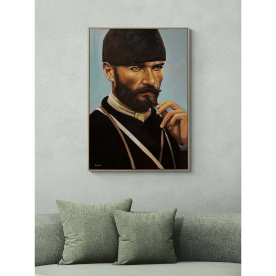 Mustafa Kemalin İzinde Yağlı Boya Tablosu