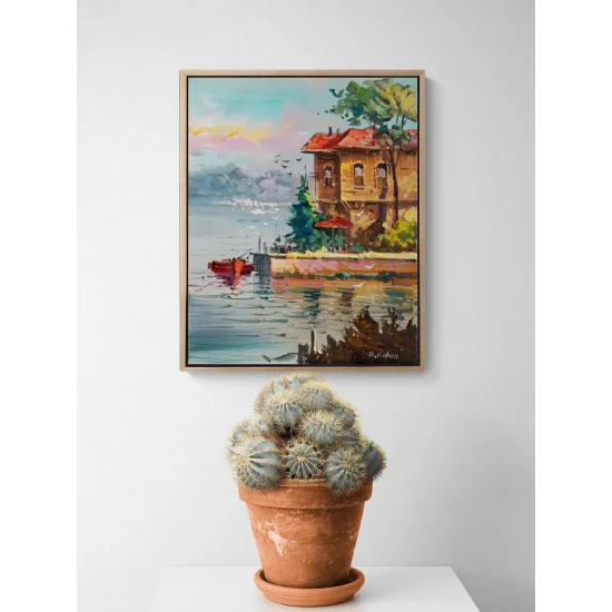 İstanbul Bir Yalı Yağlı Boya Tablosu