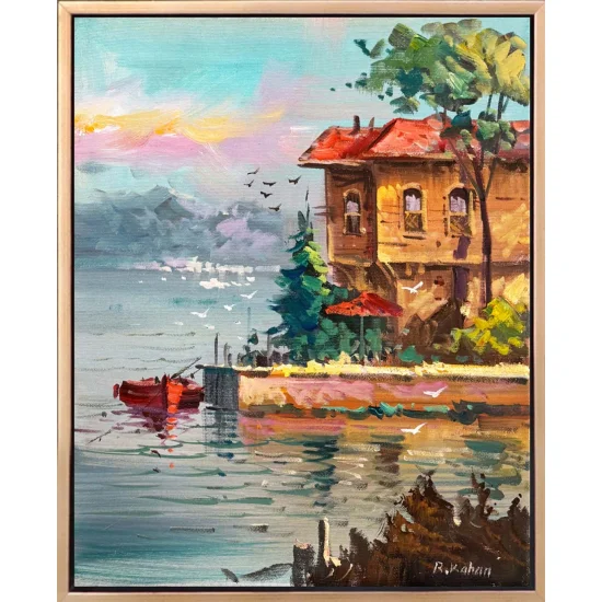 İstanbul Bir Yalı Yağlı Boya Tablosu