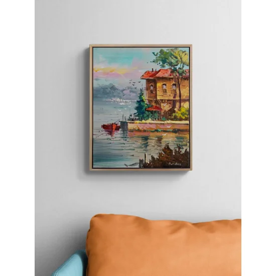 İstanbul Bir Yalı Yağlı Boya Tablosu