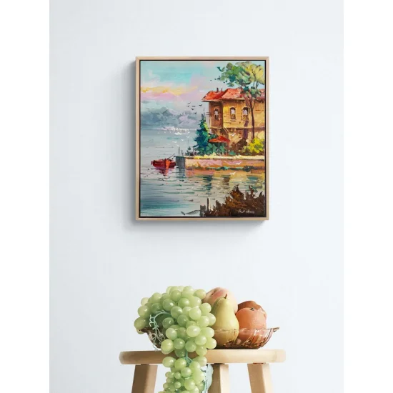 İstanbul Bir Yalı Yağlı Boya Tablosu