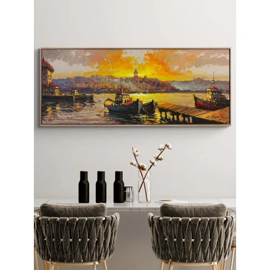 Eski İstanbul’un Suları Yağlı Boya Tablosu