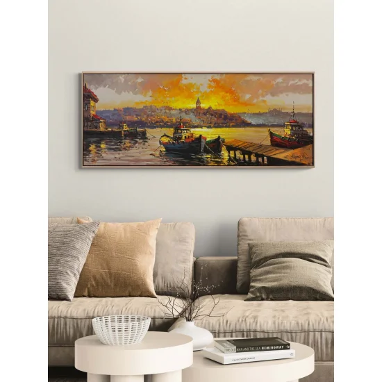 Eski İstanbul’un Suları Yağlı Boya Tablosu