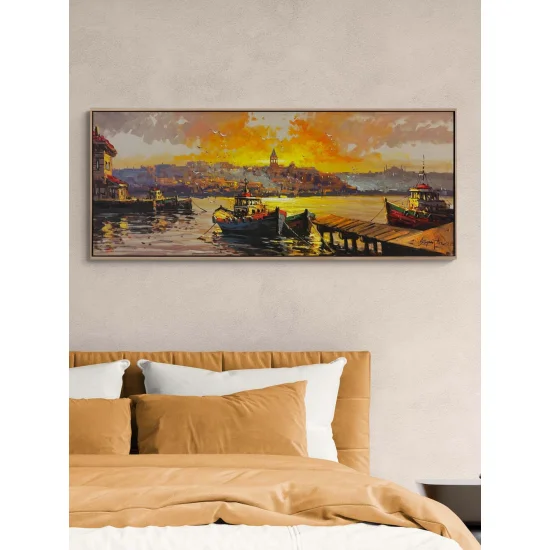 Eski İstanbul’un Suları Yağlı Boya Tablosu