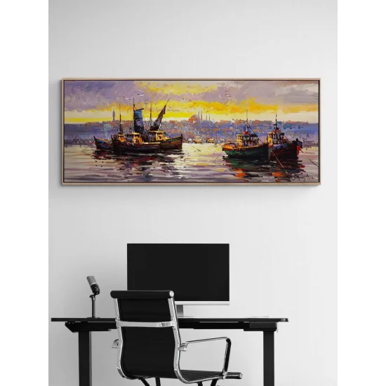 Boğazın Dokusunda Yağlı Boya Tablosu