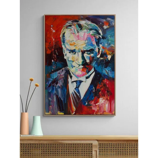 Atatürk’ün Ruhu Yağlı Boya Tablosu
