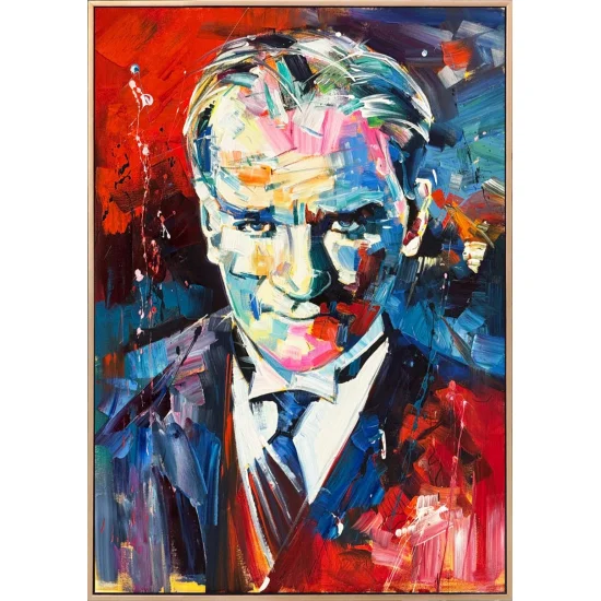 Atatürk’ün Ruhu Yağlı Boya Tablosu