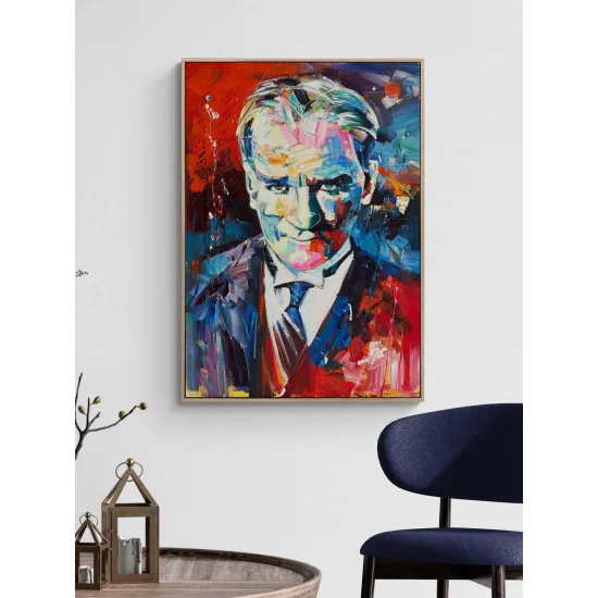 Atatürk’ün Ruhu Yağlı Boya Tablosu