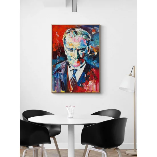 Atatürk’ün Ruhu Yağlı Boya Tablosu