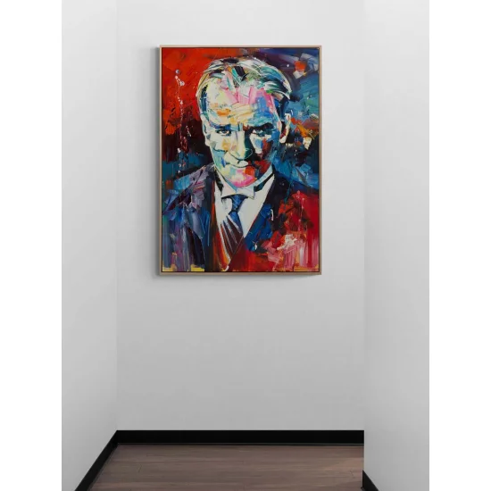 Atatürk’ün Ruhu Yağlı Boya Tablosu