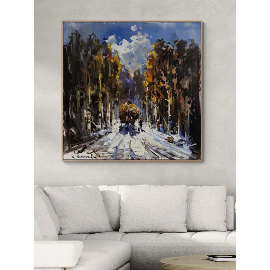 Life Beneath the Snow Oil Painting