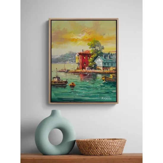 Waterside Mansions of Istanbul Oil Painting