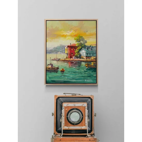 Waterside Mansions of Istanbul Oil Painting