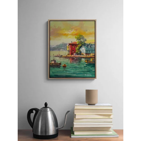 Waterside Mansions of Istanbul Oil Painting