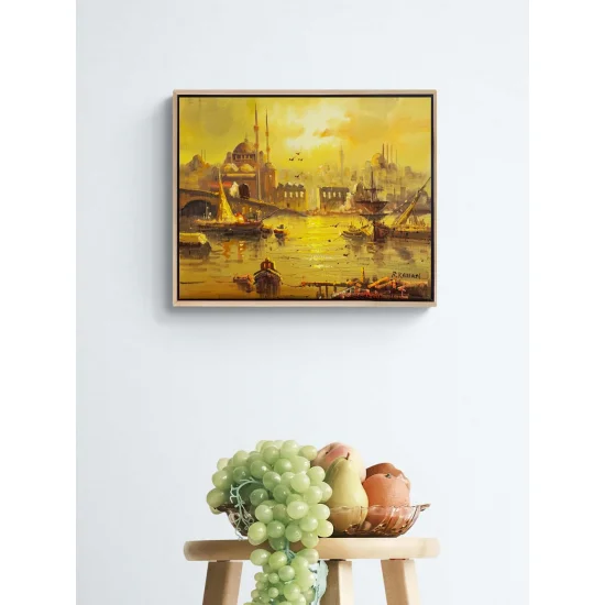 Eminönü’nde Bir Gün Yağlı Boya Tablosu