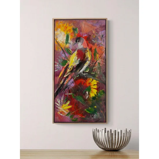 The Colorful Bird Oil Painting