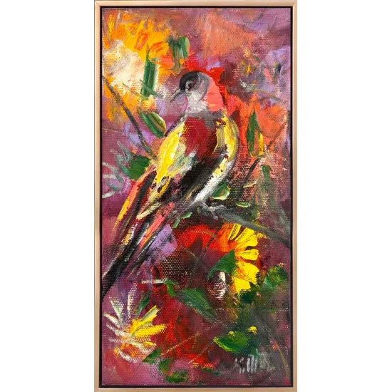 The Colorful Bird Oil Painting