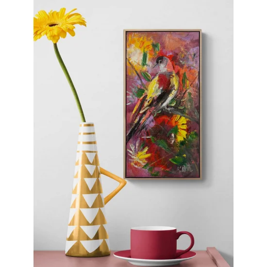 The Colorful Bird Oil Painting