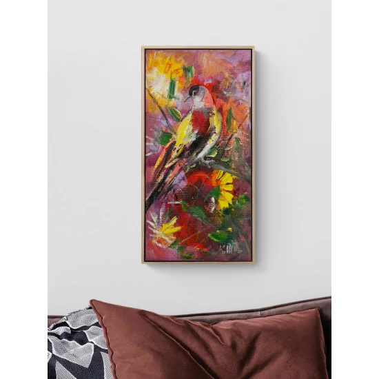 The Colorful Bird Oil Painting