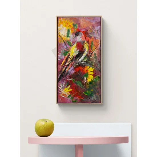 The Colorful Bird Oil Painting