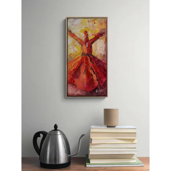 Zikirde Zaman Yağlı Boya Tablosu