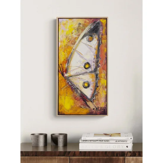 Kelebek Kanadında Düş Yağlı Boya Tablosu