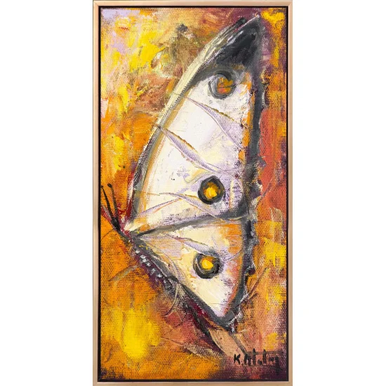 Kelebek Kanadında Düş Yağlı Boya Tablosu