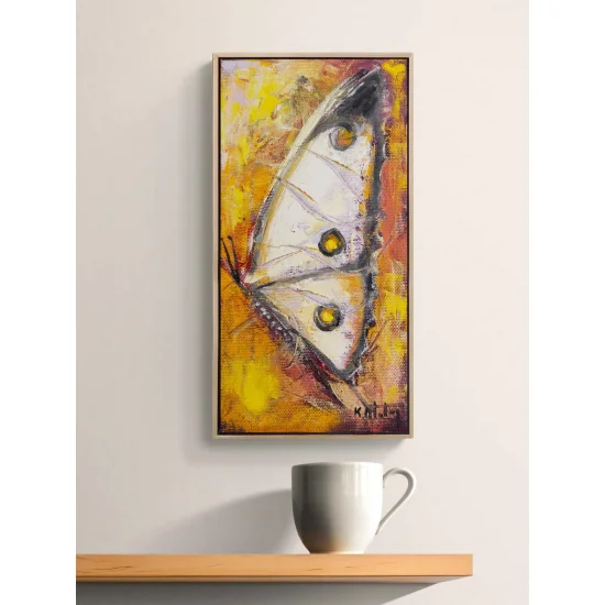 Kelebek Kanadında Düş Yağlı Boya Tablosu