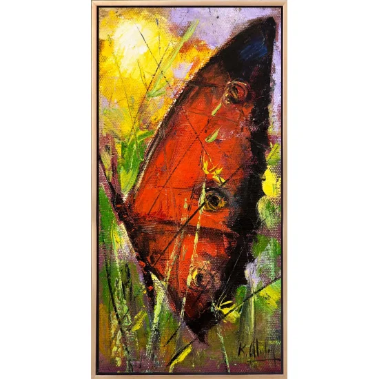 Kırmızı Kanatlar Yağlı Boya Tablosu