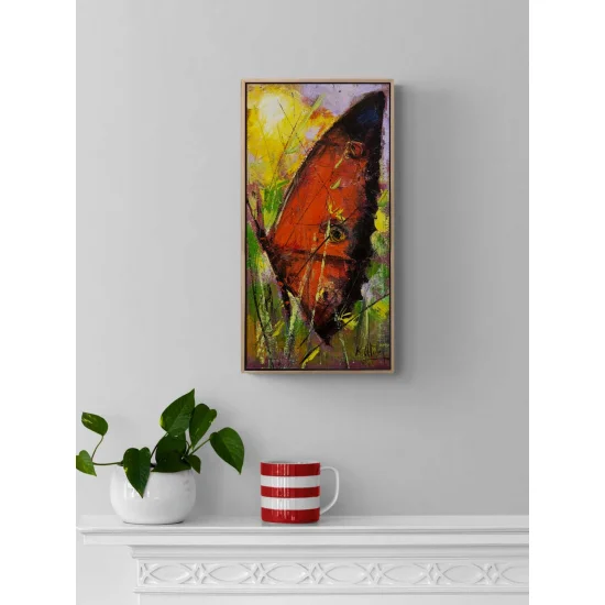 Kırmızı Kanatlar Yağlı Boya Tablosu