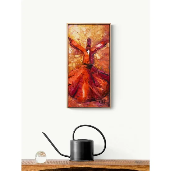 Semazen Sükuneti Yağlı Boya Tablosu