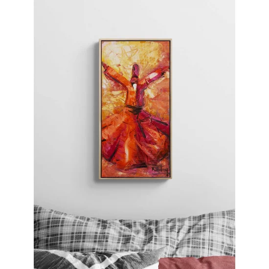 Semazen Sükuneti Yağlı Boya Tablosu