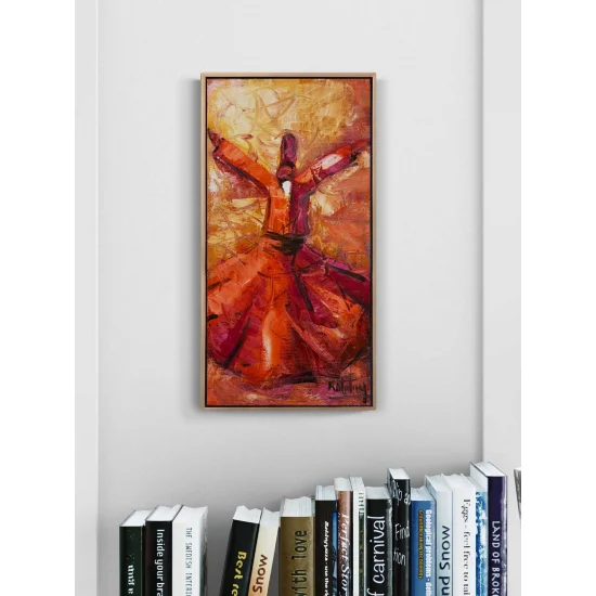 Semazen Sükuneti Yağlı Boya Tablosu