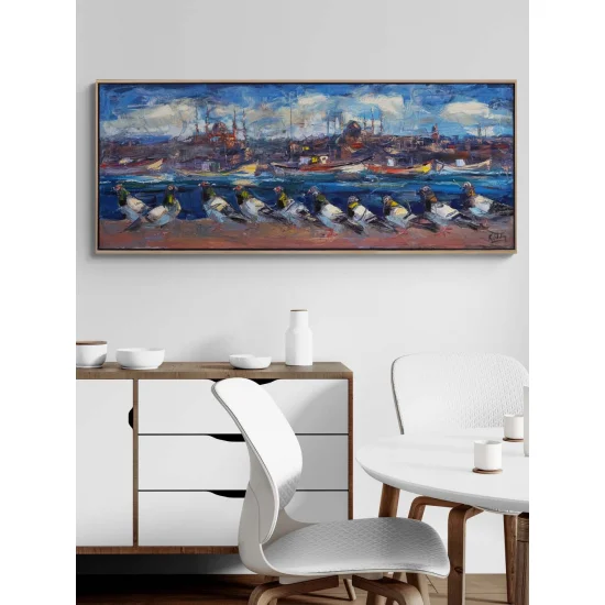 The Doves, Guardians of the Bosphorus Oil Painting