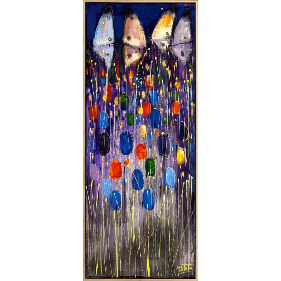 Lonely Butterflies in Dreams Oil Painting