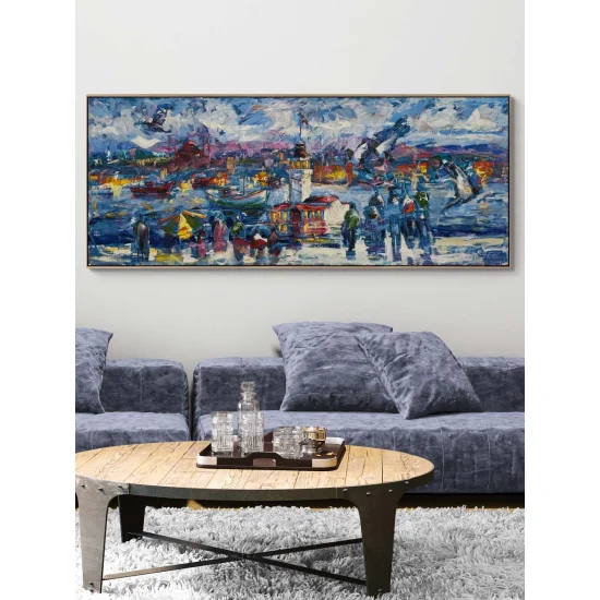 Salacaktan Seyir Yağlı Boya Tablosu