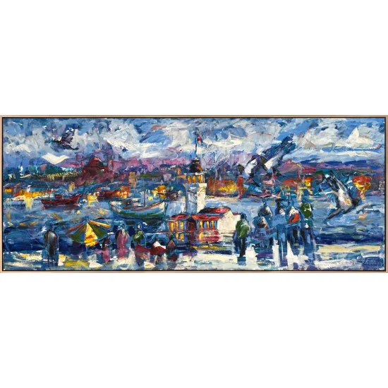 Salacaktan Seyir Yağlı Boya Tablosu